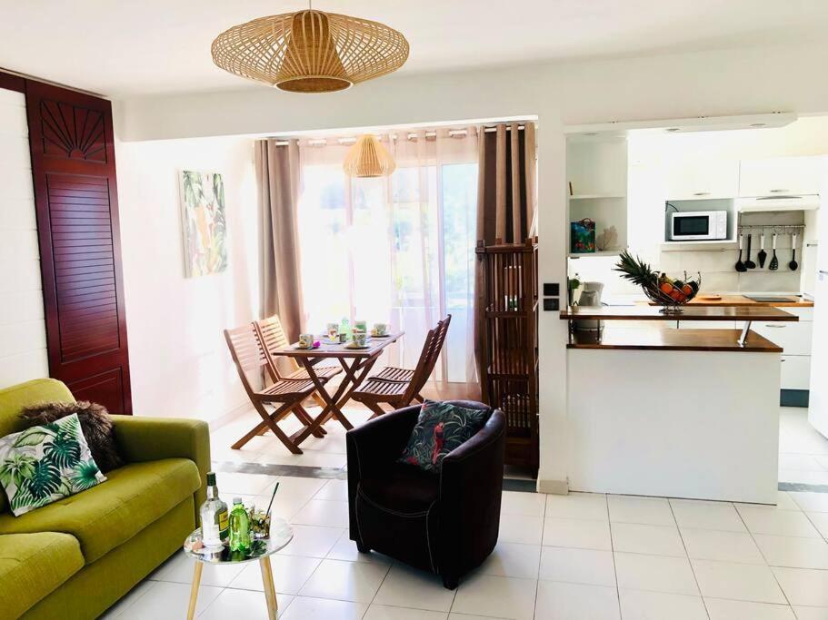Hamo Tropical Piscine Proche Plage Appartement Sainte-Anne Buitenkant foto