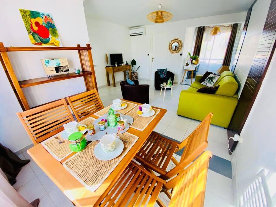 Hamo Tropical Piscine Proche Plage Appartement Sainte-Anne Buitenkant foto