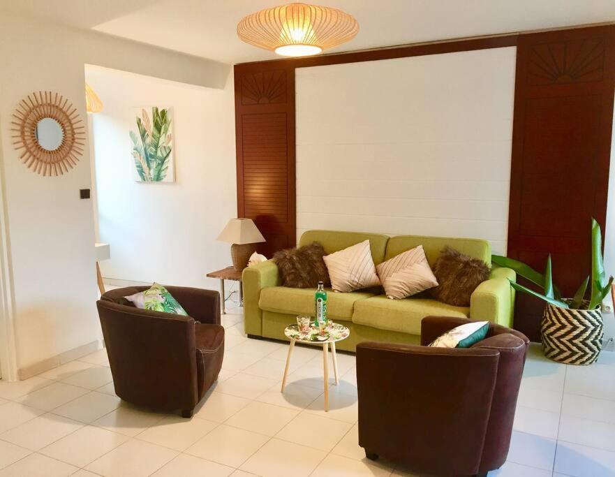 Hamo Tropical Piscine Proche Plage Appartement Sainte-Anne Buitenkant foto